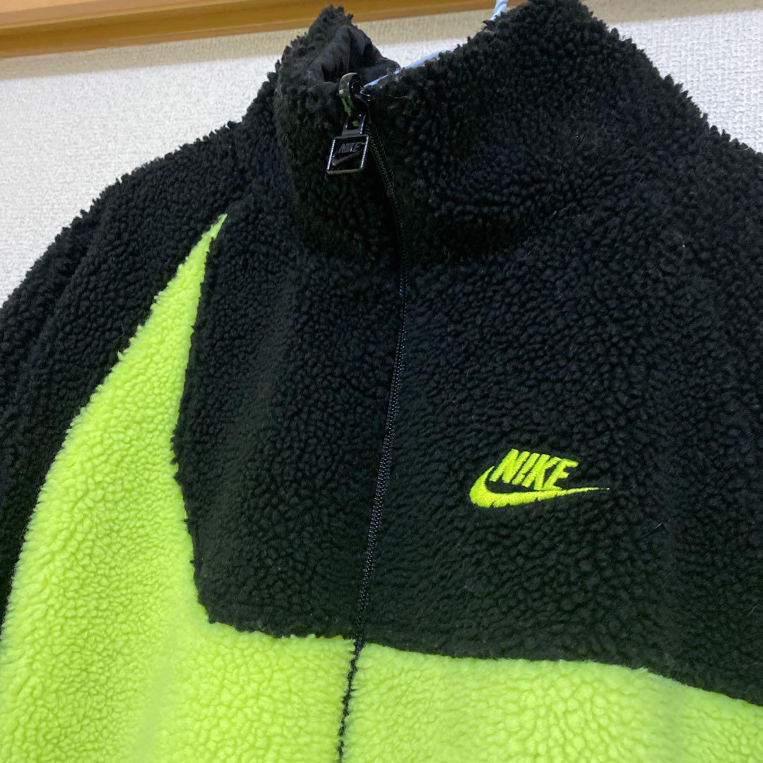 セール低価 NIKE ナイキ ビッグスウォッシュボアジャケット リバーシブル メンズS vUxoS-m52946570739 正規品SALE