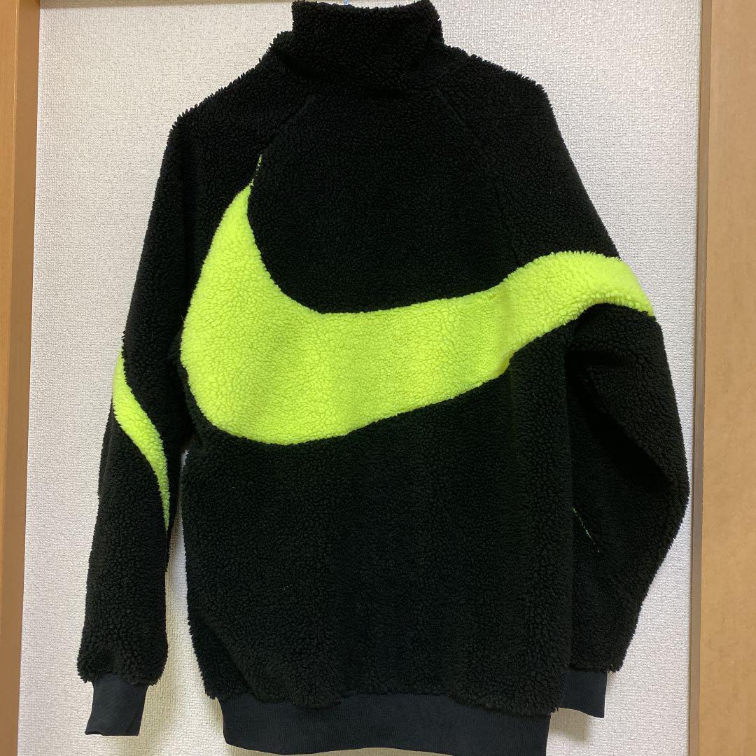 セール低価 NIKE ナイキ ビッグスウォッシュボアジャケット リバーシブル メンズS vUxoS-m52946570739 正規品SALE