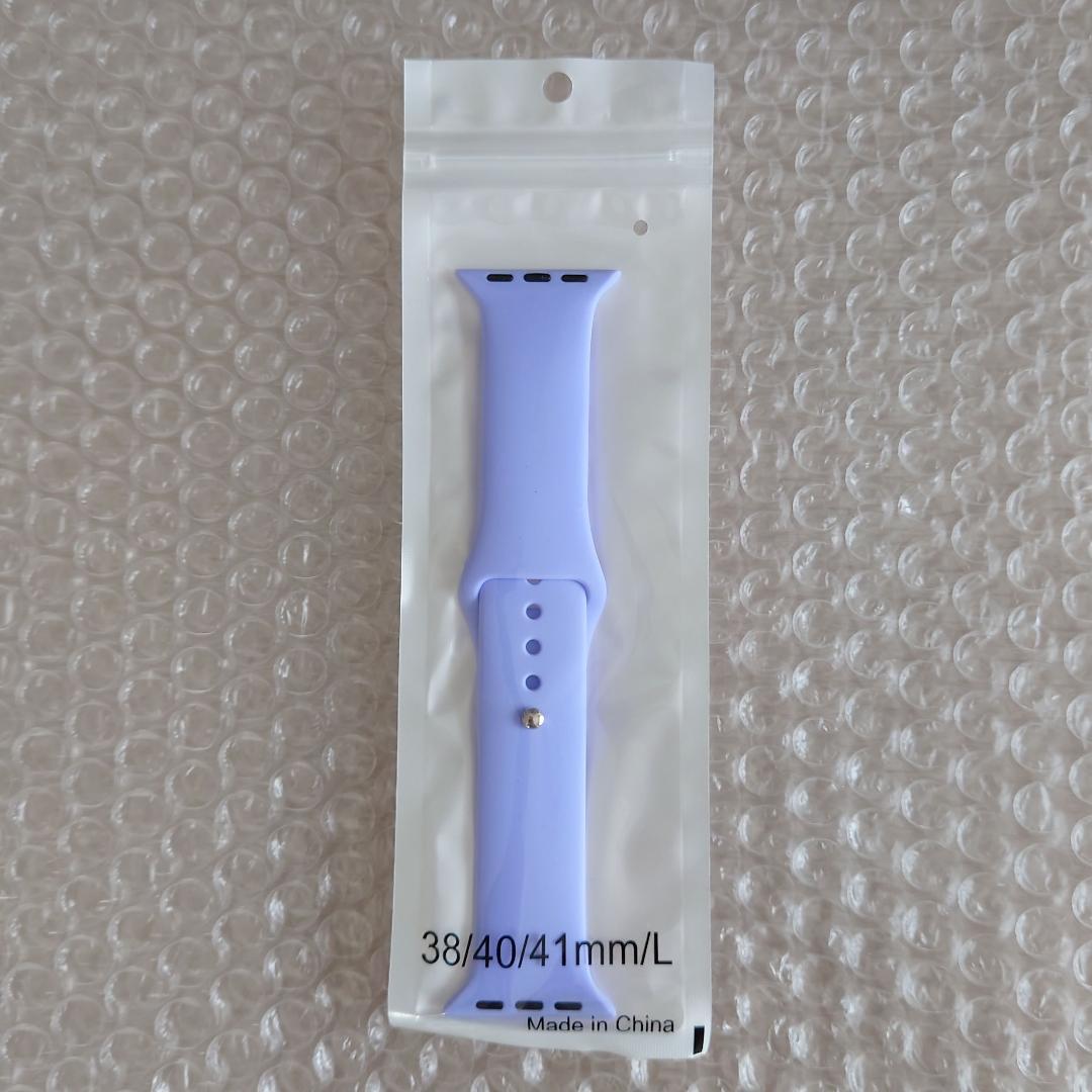送料込】 Apple Watch シリコンバンド ML 38/40/41mm ラベンダー ラバーベルト 送料込】 Apple Watch シリコンバンド ML 38/40/41mm ラベンダー ラバーベルト