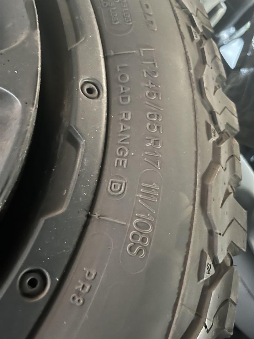 BFGoodrich LT245/65R17 オフロードタイヤ