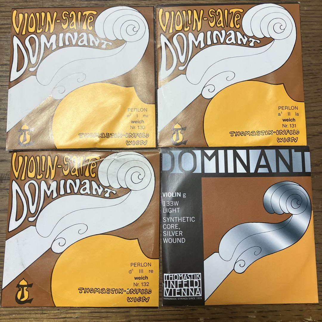 ヴァイオリン 弦 DOMINANT EADG4本セット - メルカリ