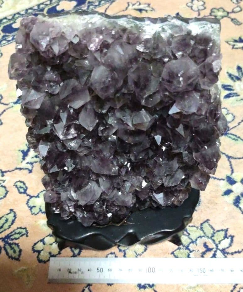 クラスター台座付きやや傷や汚れあり