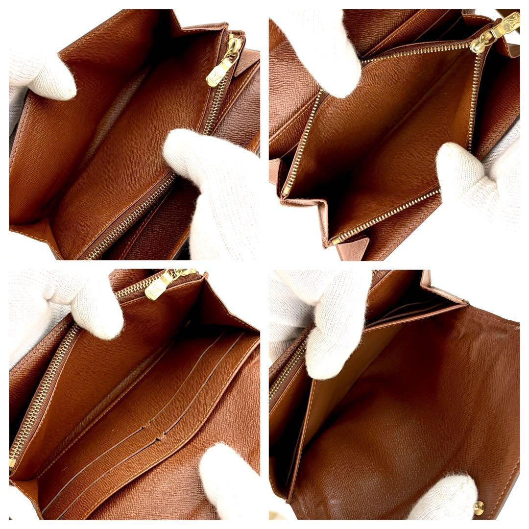 【後期モデル】ルイヴィトン モノグラム ポシェットポルトモネクレディ 長財布