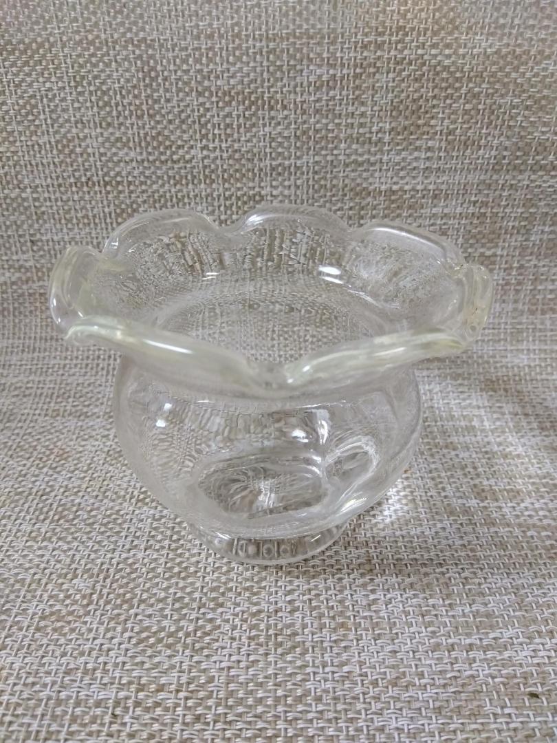 【美品】金魚鉢型小物入れ フラワーベース