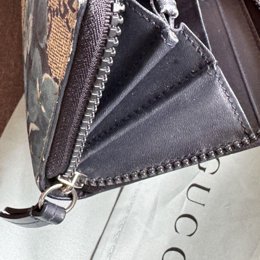 GUCCI グッチ GG スプリームブルームスラウンドファスナー 花柄