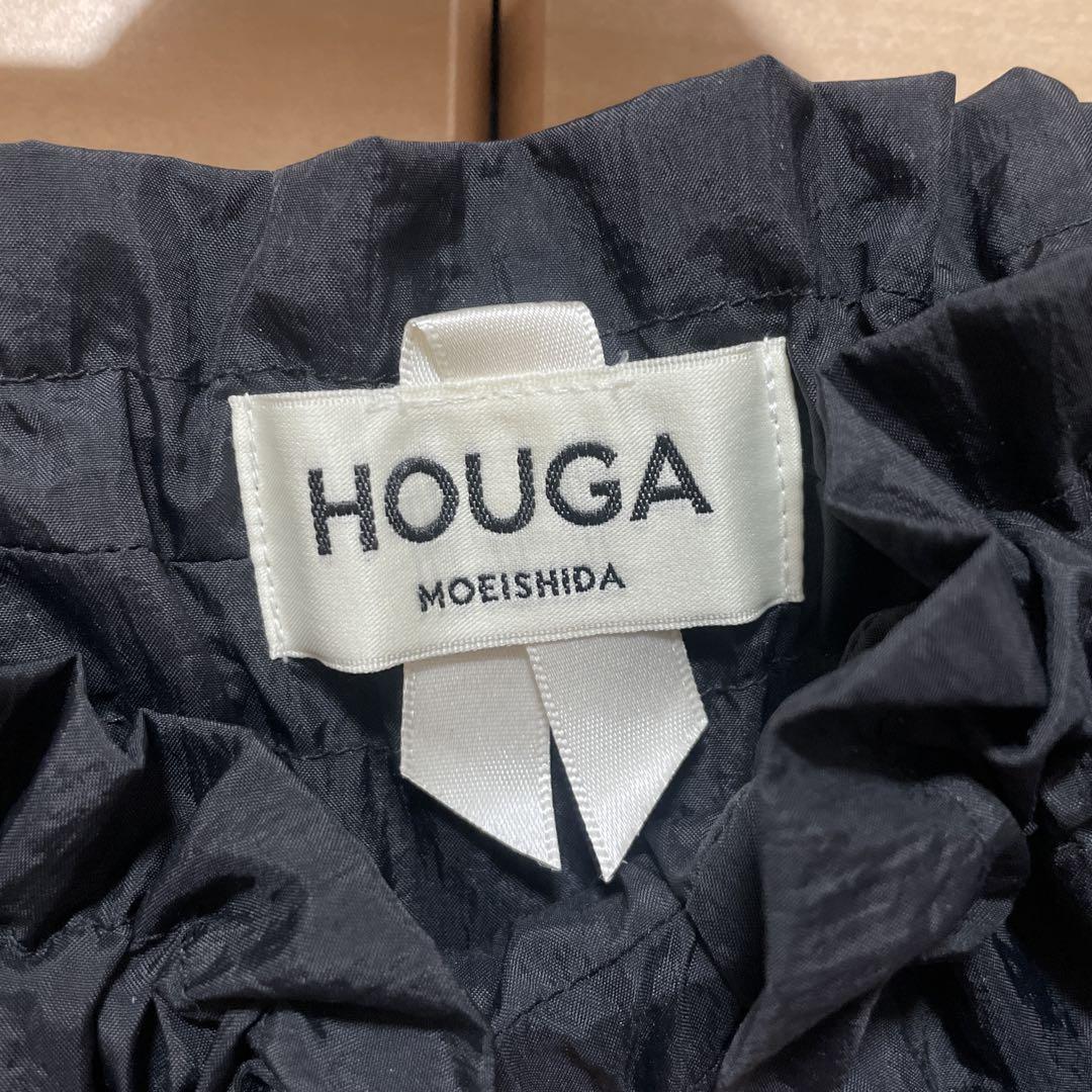 HOUGA kiki frill skirt black 黒