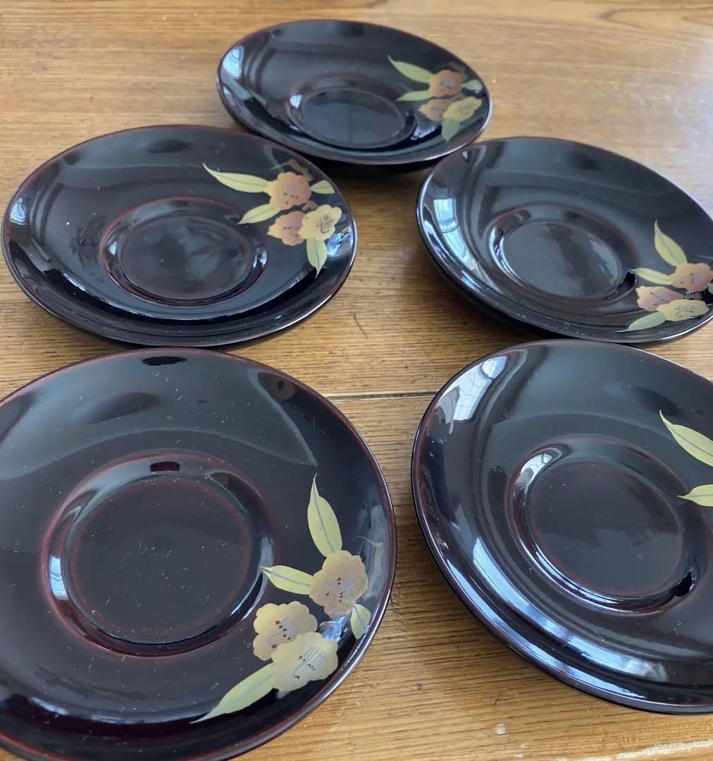 木製本漆塗 高級漆器 5セット