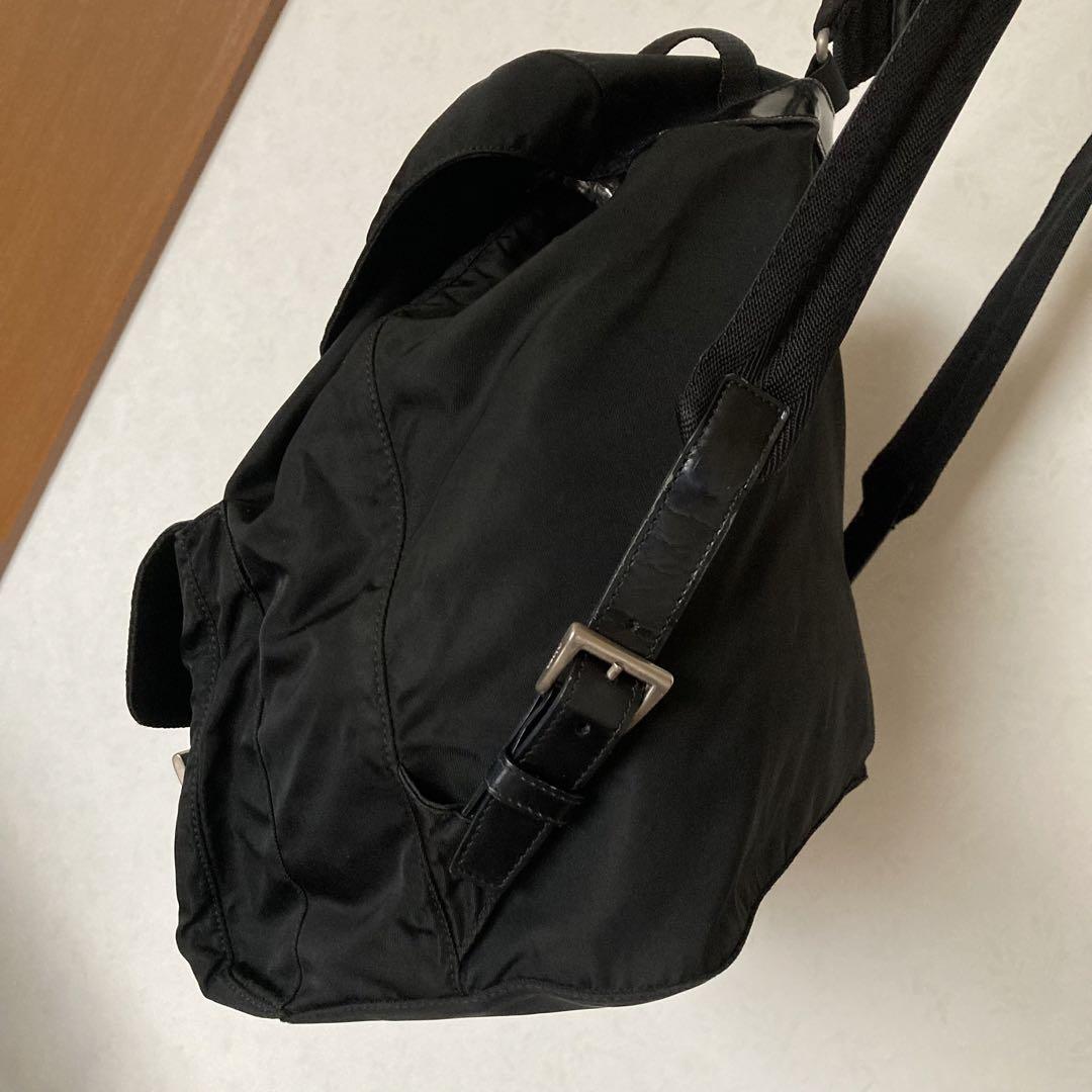 【正規品】プラダPRADAバックパック ナイロンリュック黒 保証カードB2811
