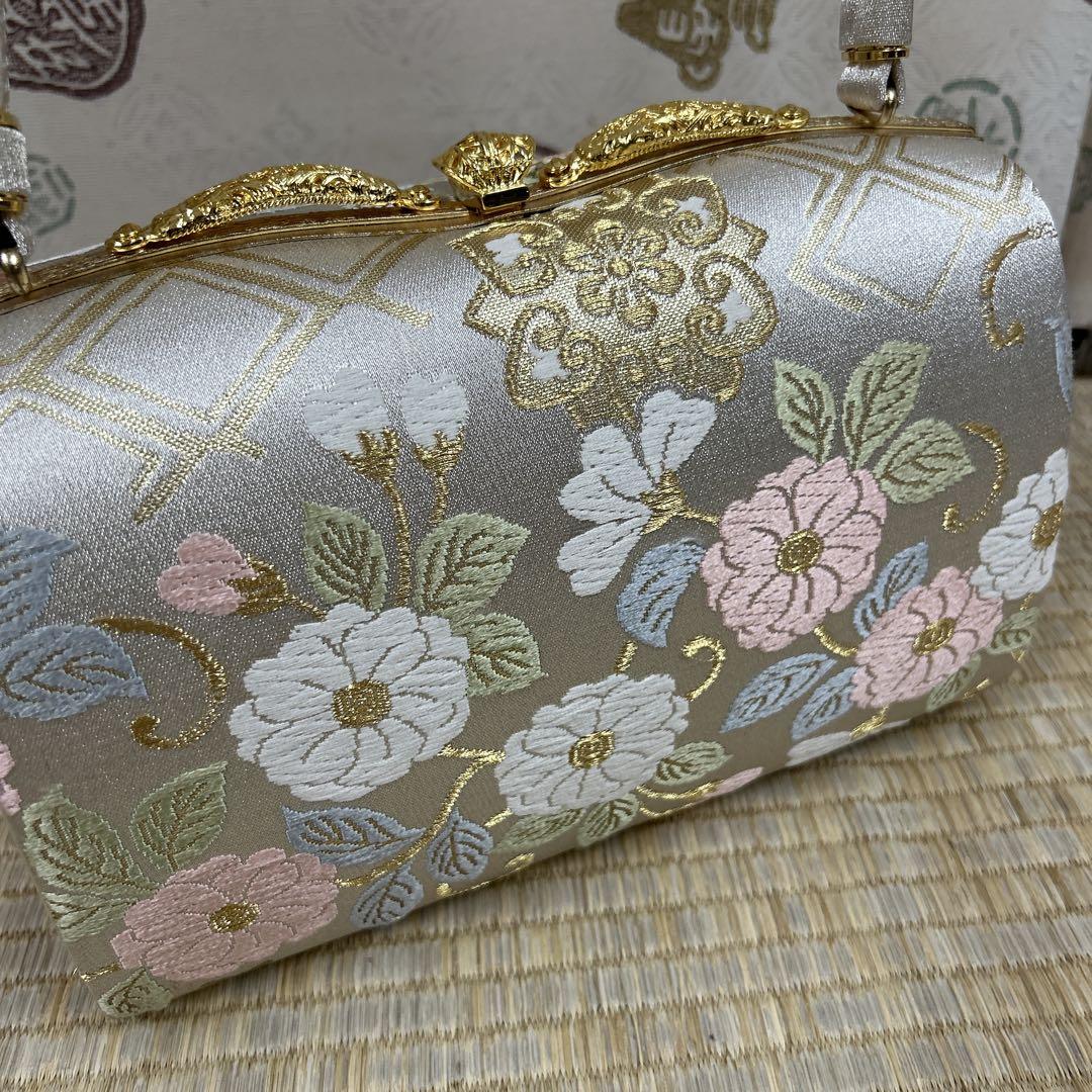 お洒落な 和装草履 バッグ セット 和装小物 着物 リメイク BM-5088 お洒落な 和装草履 バッグ セット 和装小物 着物 リメイク BM