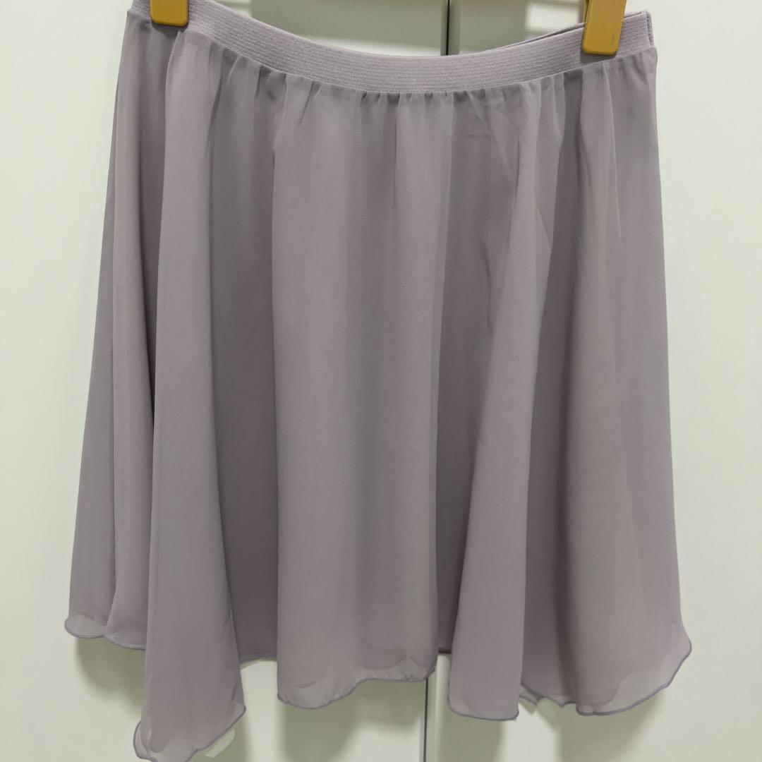 極美品　チャコットリバーシブルプルオンスカート M ポリエステル 100%