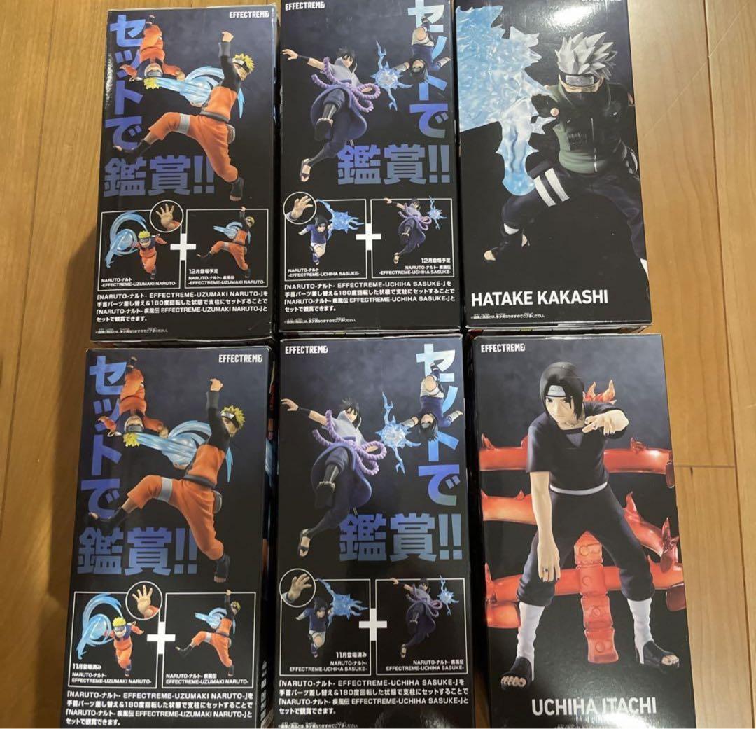 新品未開封 NARUTO疾風伝 フィギュア EFFECTREME 6点セット
