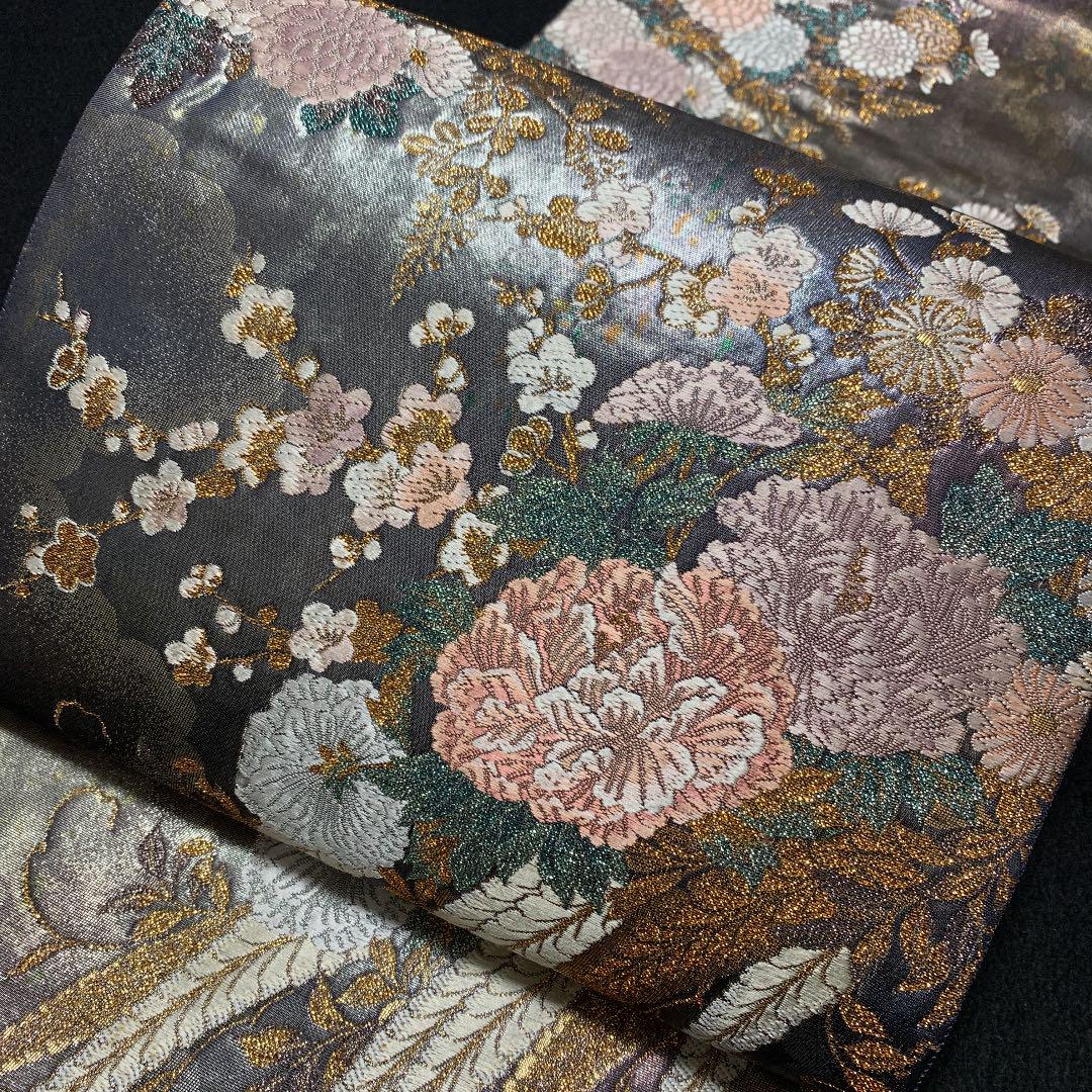 柔らかい 11-59 美品!高級袋帯 六通 人気帯 - 着物 柔らかい 11-59 美品!高級袋帯 六通 人気帯 - 着物