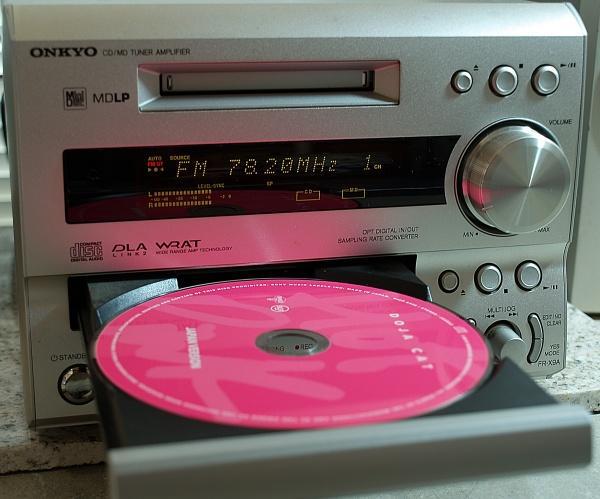 ONKYO FR-X9A  リモコン付き MD/CD チューナー 動作品