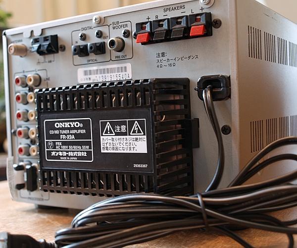 ONKYO FR-X9A  リモコン付き MD/CD チューナー 動作品
