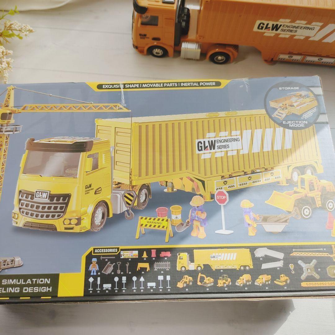 ミニカー 車 クルマ おもちゃセット 建設トラック ミニカー収納 プレゼント