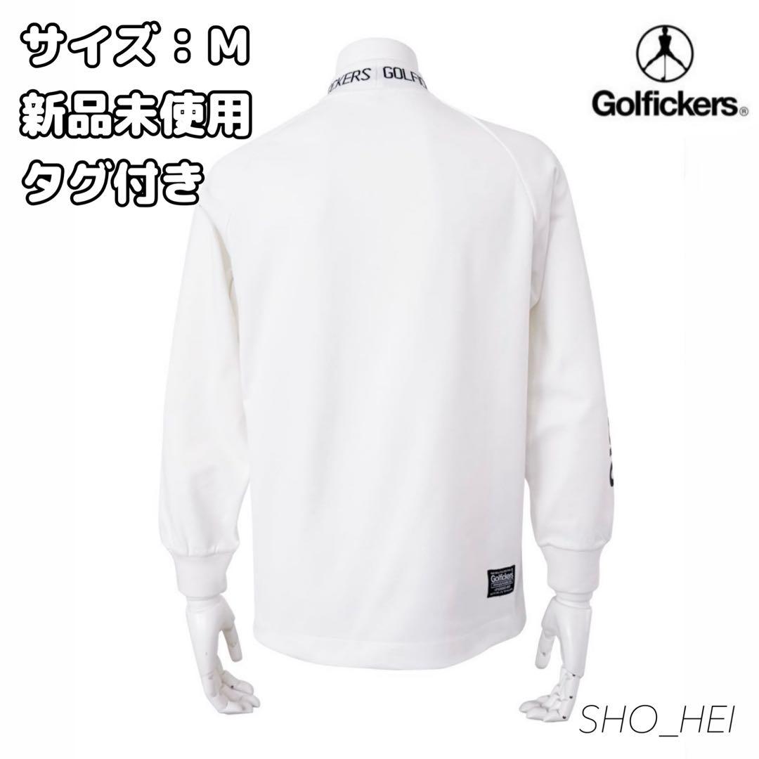 新品,特典あり】Golfickers 長袖モックネックシャツ（M）
