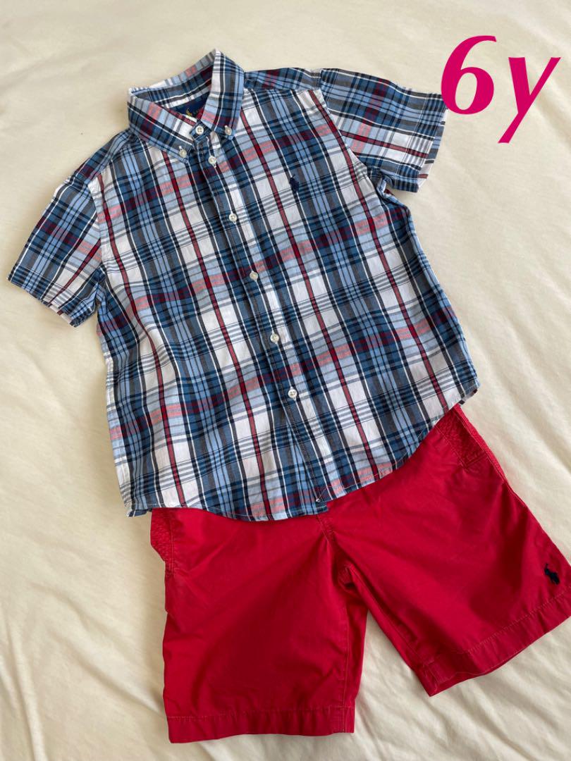 ☆RALPH LAUREN 6半袖チェックシャツ☆