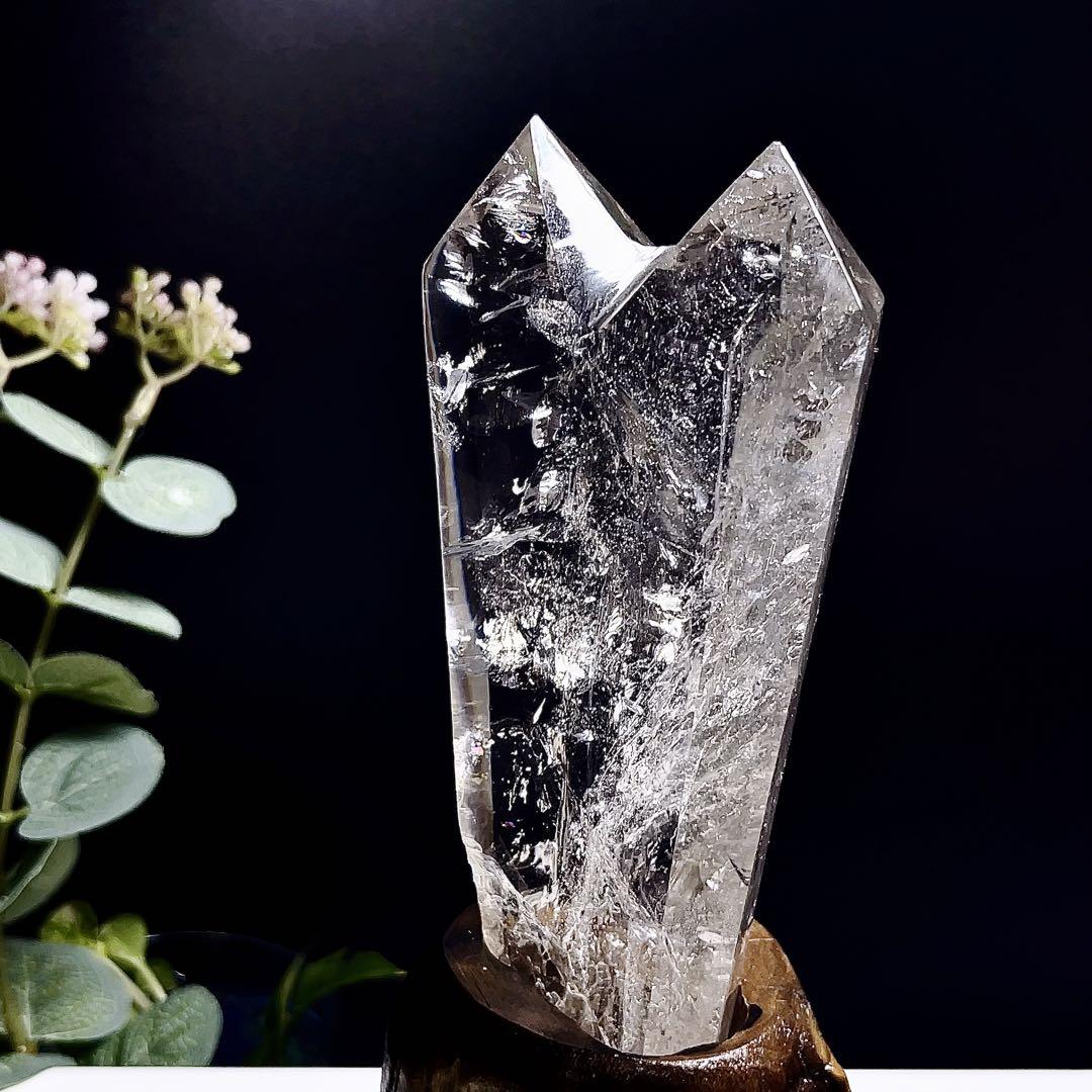 ヒマラヤ水晶　水晶　ポイント　ダブルポイント　天然石【高品質】1