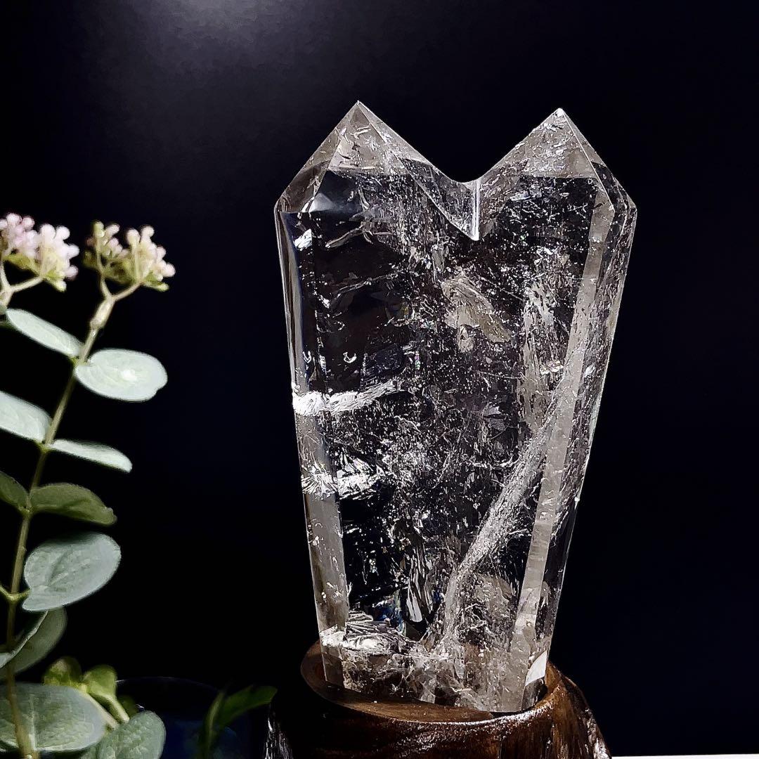 ヒマラヤ水晶　水晶　ポイント　ダブルポイント　天然石【高品質】1