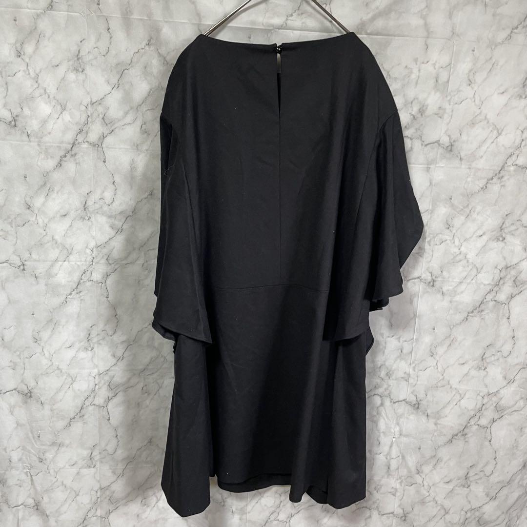 ADORE♡アドーア 袖フレア チュニック ワンピース ブラック 黒