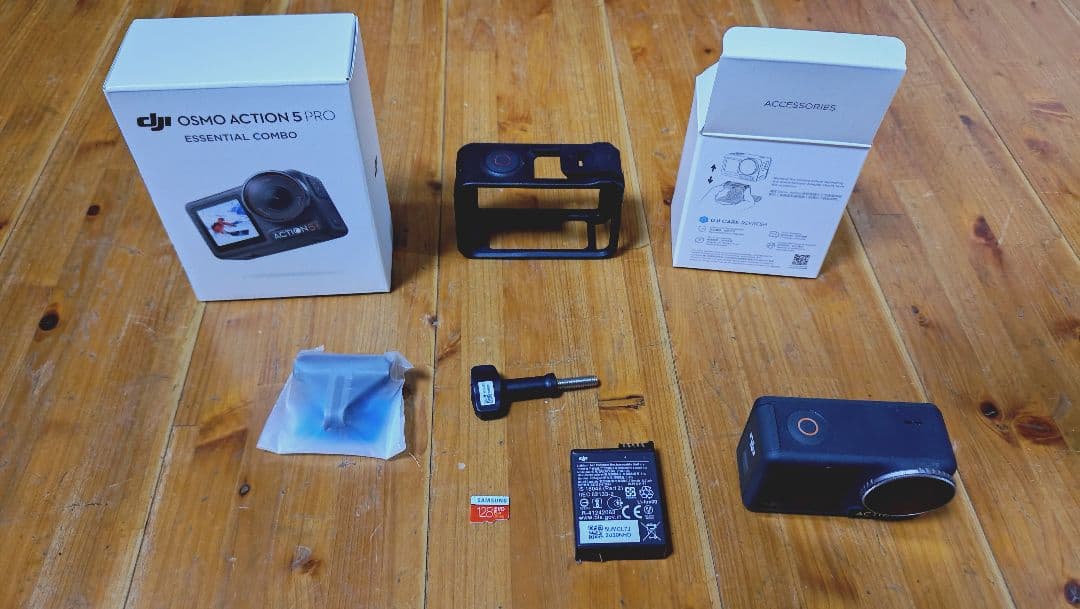 DJI Osmo Action 3目立った傷や汚れなし