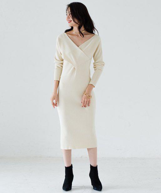 一部予約 ラウンジドレス ワンピース Loungedressレディース Loungedress 新品未使用 アシメリブロングワンピース 新品未使用 アシメリブロングワンピース 正規品大放出セール