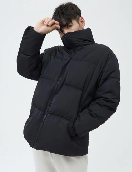 サイトより 希少 ヘビーウェイトオーバーサイズダウンジャケット ブラックLサイズ ROJoz-m52977493436 GAP るあったか