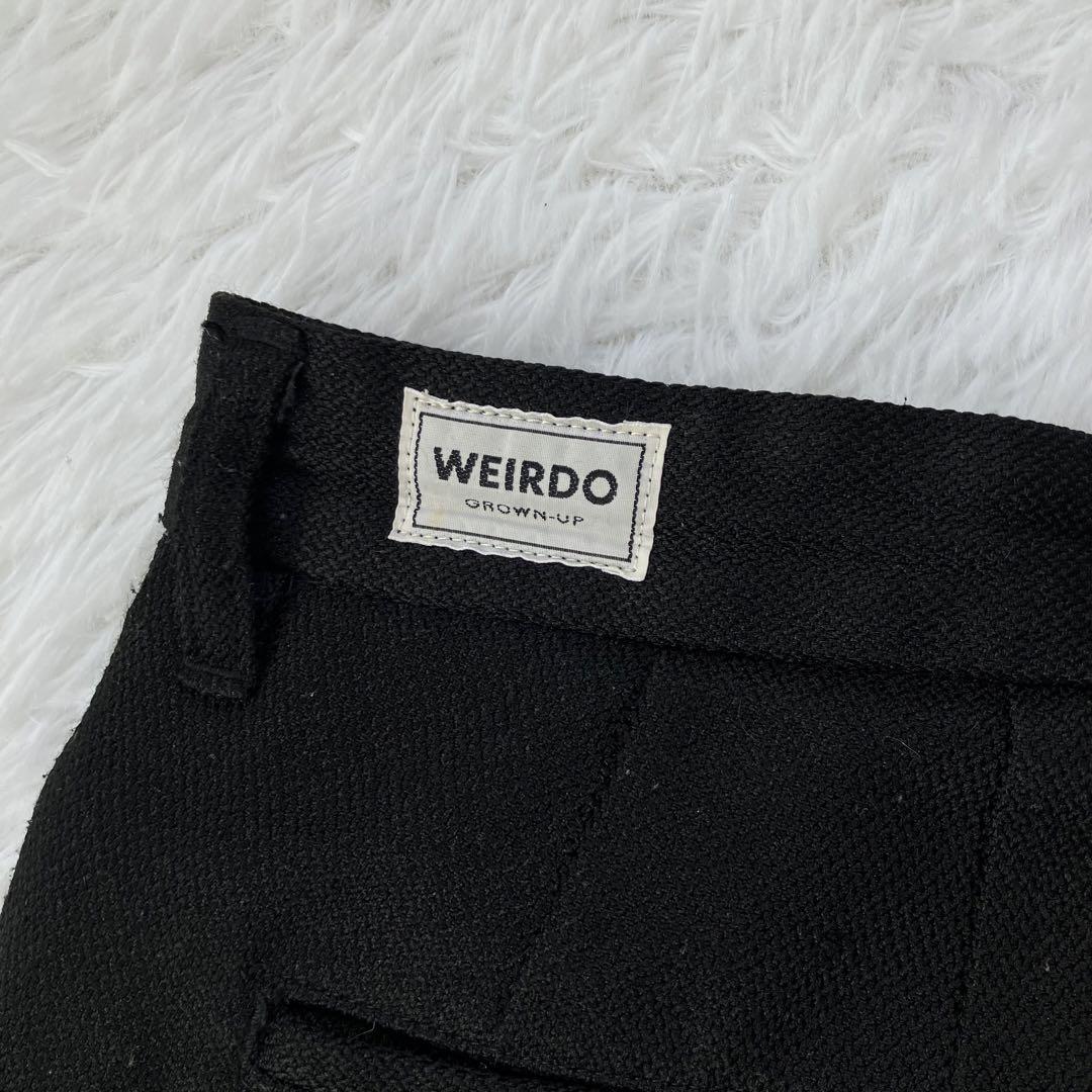 ウィアード  日本製  チノパン ワークパンツ 32  ロゴ刺繍  ボトムス