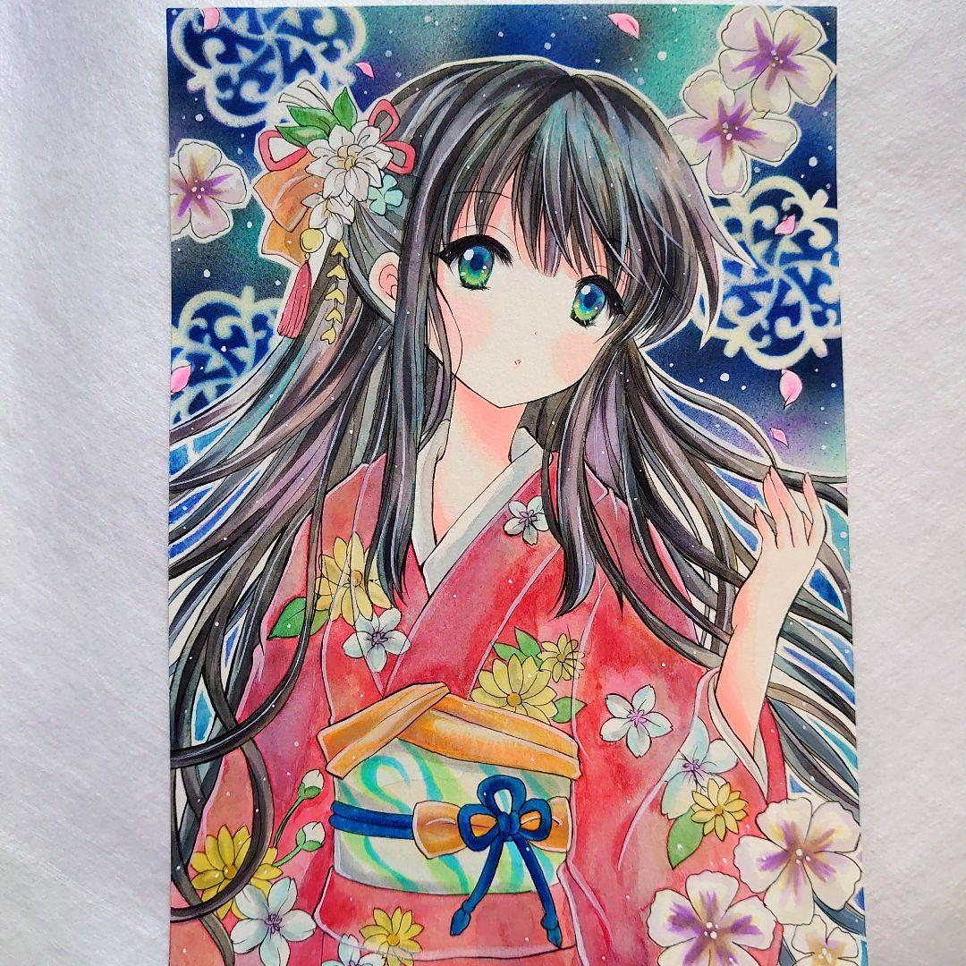 ゆう　手描きイラスト