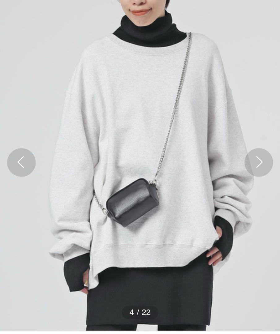 AP STUDIO PRINT SWEAT PULLOVER グレー