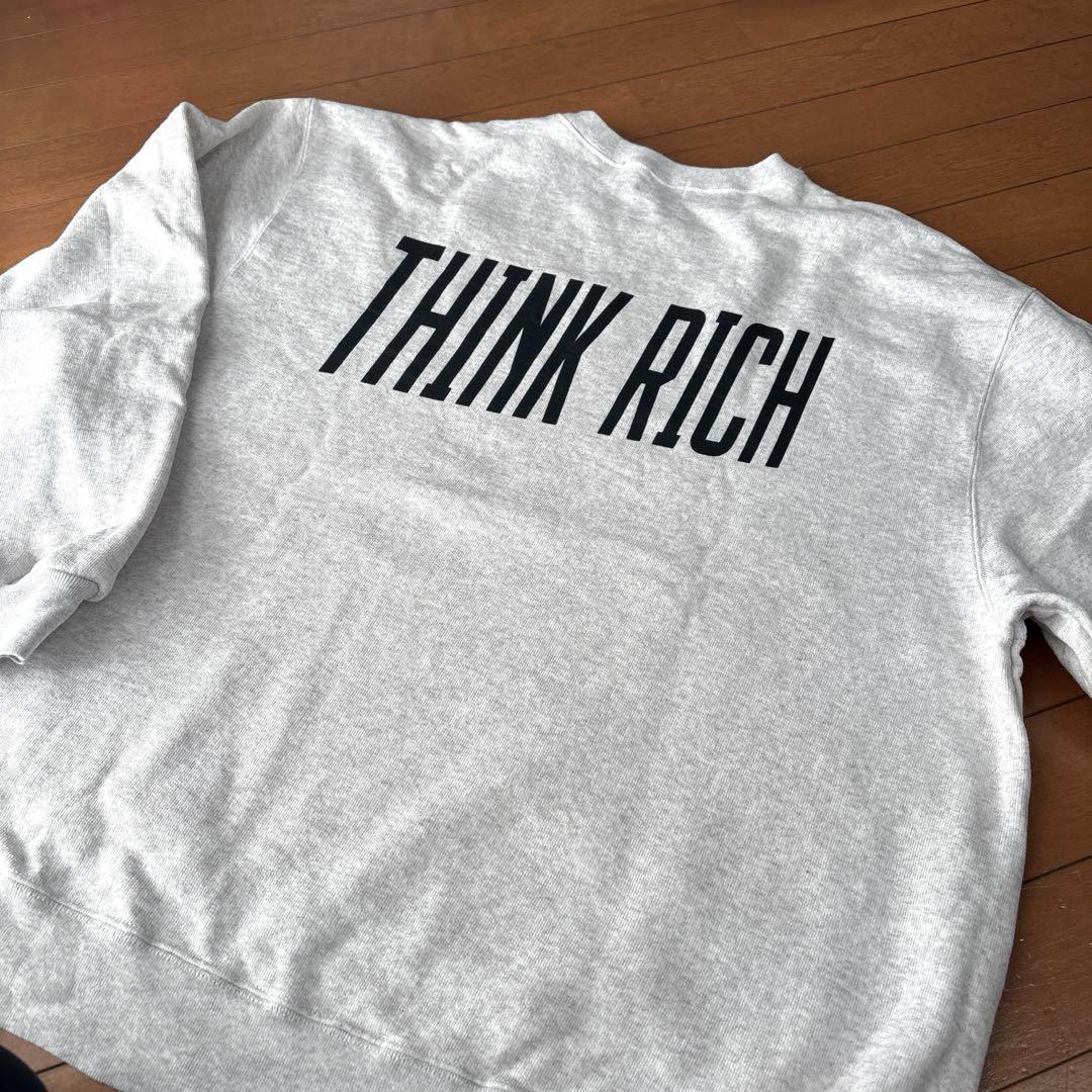 AP STUDIO PRINT SWEAT PULLOVER グレー