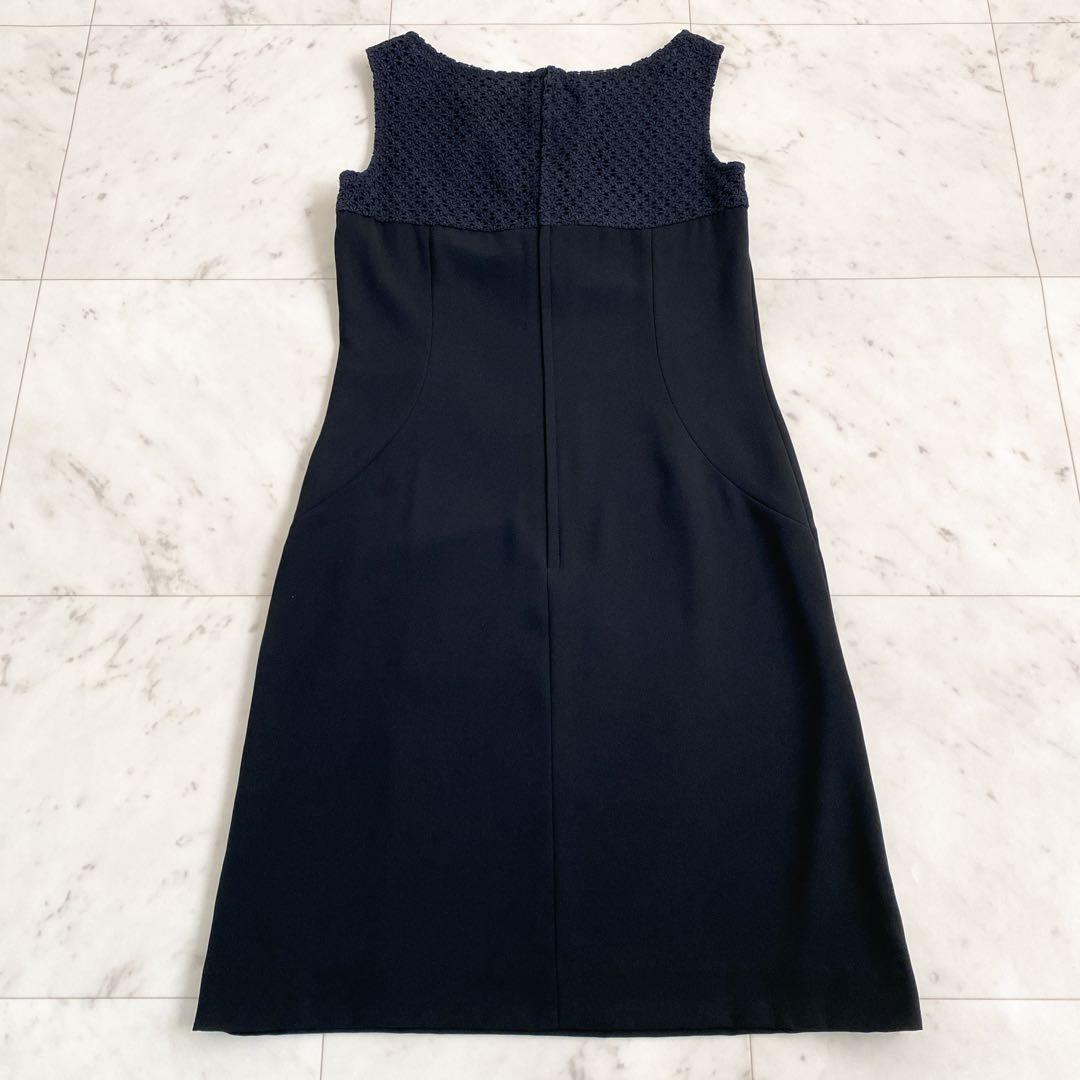 BALENCIAGA✨セットアップ　ワンピース　ジャケット　レース　ブラック　M