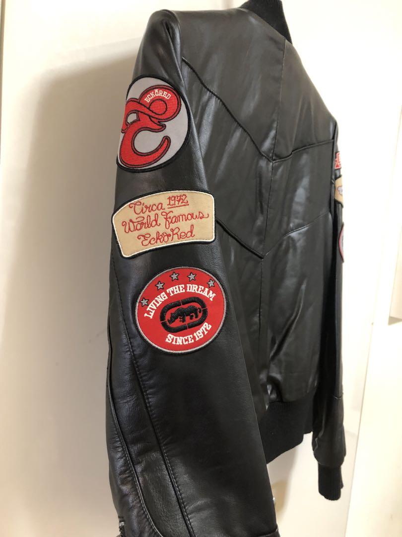 ECKO レディースレーサーレザージャケット レディース