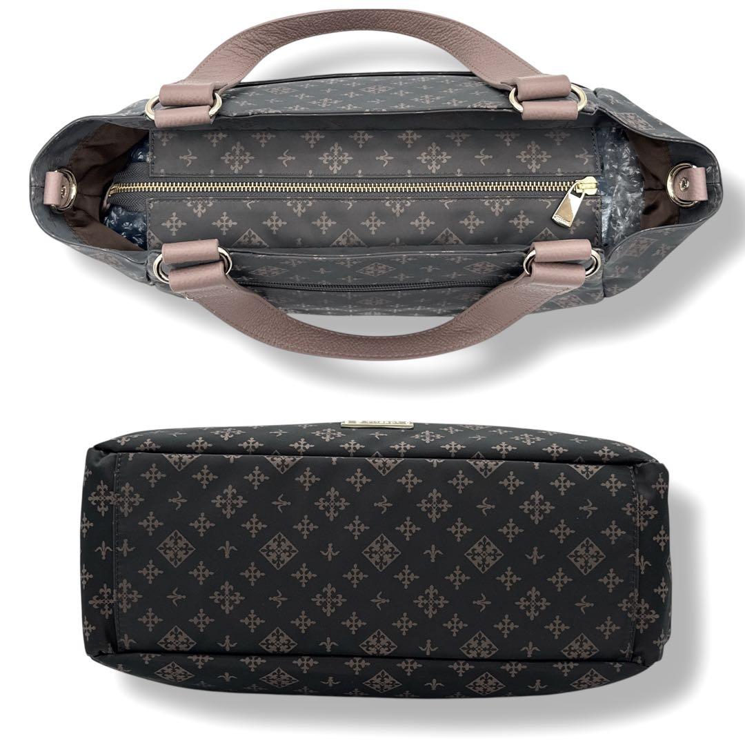 極美品 russet 2wayショルダーバッグ ナイロン × 牛革