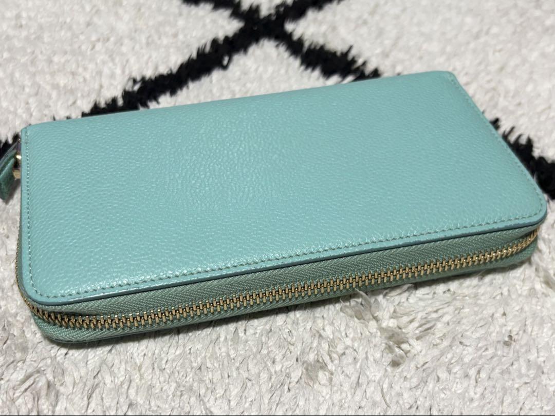 国産品 トムフォード ターコイズ レザーラウンドファスナー 財布 小物