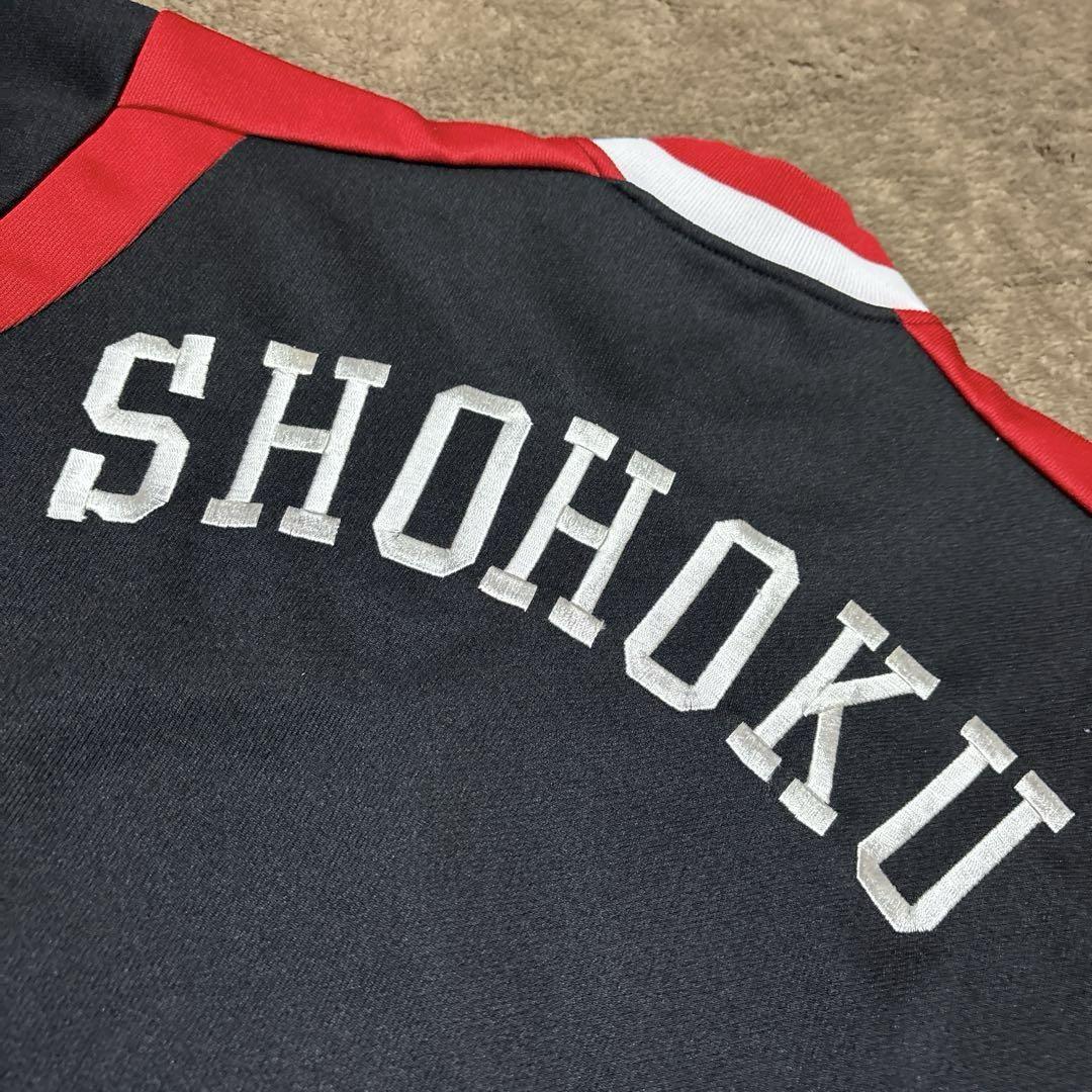 SLAMDUNK SHOHOKU 湘北高校 バスケ 半袖 ジャケット 美品】SLAMDUNK スラムダンク 湘北 半袖ジャージ ジャケット