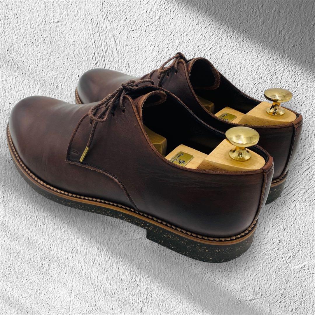 【美品】PADRONE DERBY PLAIN TOE WATER PROOF