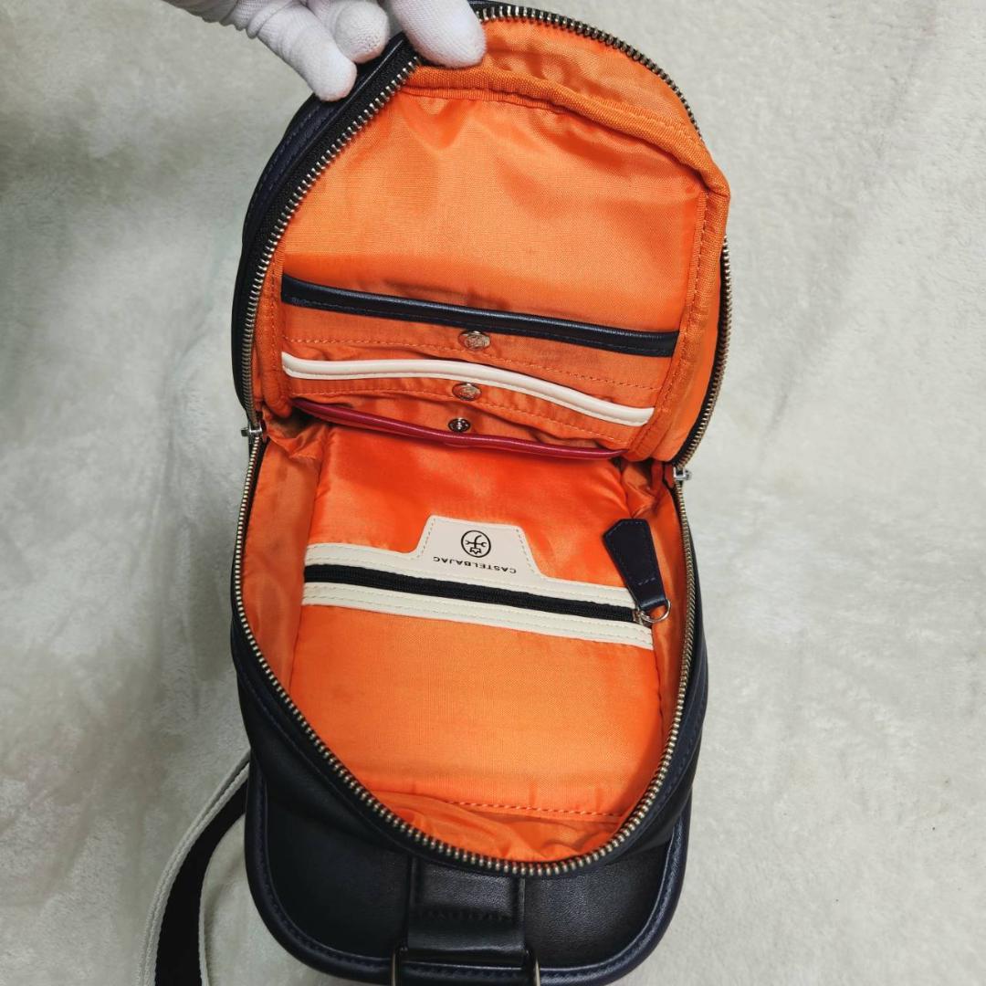 美品　カステルバジャック　ドミネ　ボディバッグ　斜め掛け　ショルダーバッグ