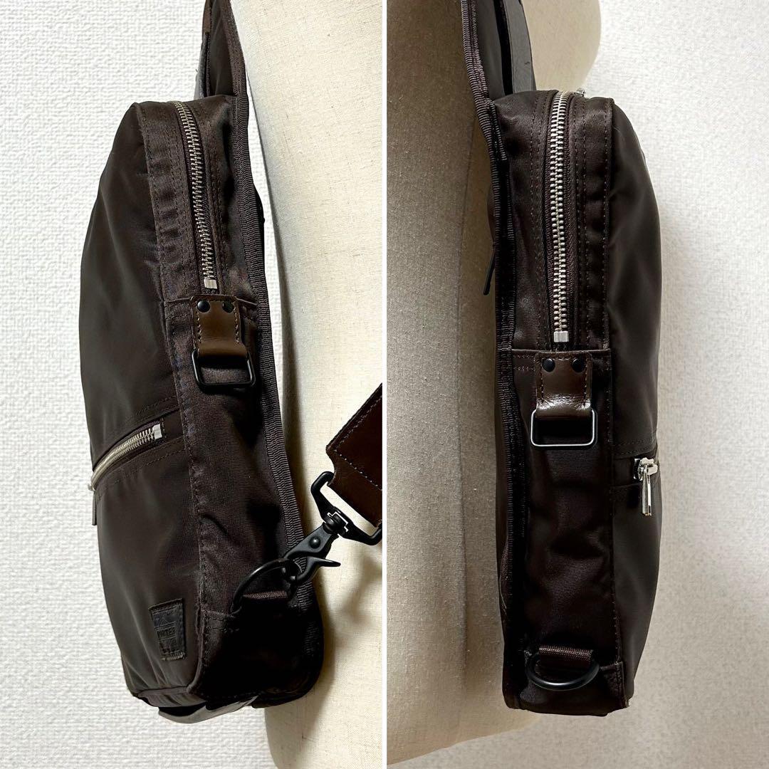 絶版カラー PORTER ポーター スリングバッグ LIFT リフト ブラウン