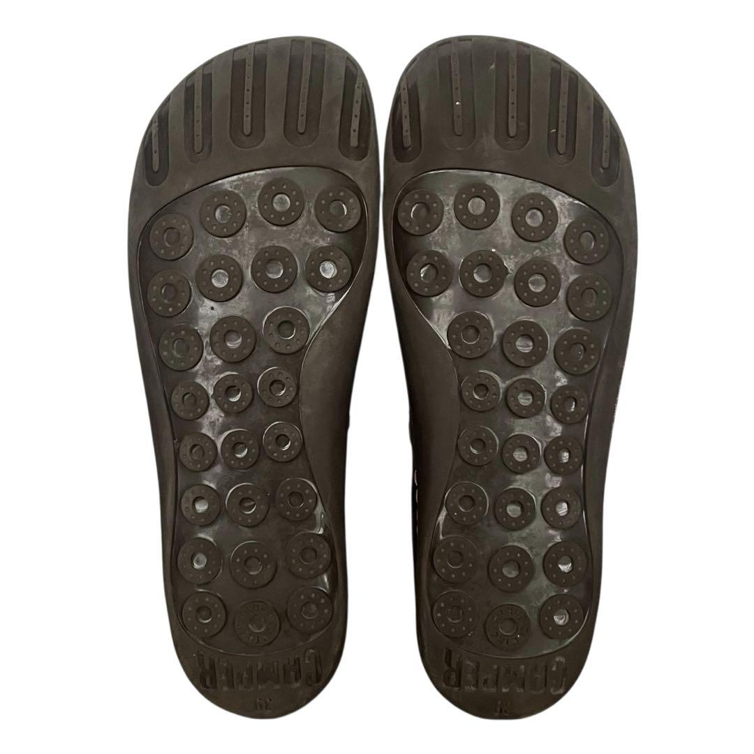 【極美品】CAMPER (39) ペウカミ レザー スニーカー 革靴 ブラウン