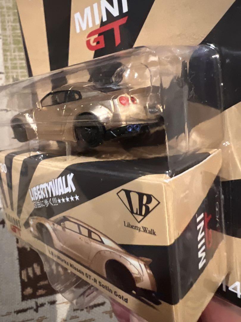 MINI GT Nissan GT-R サテンゴールド 限定版