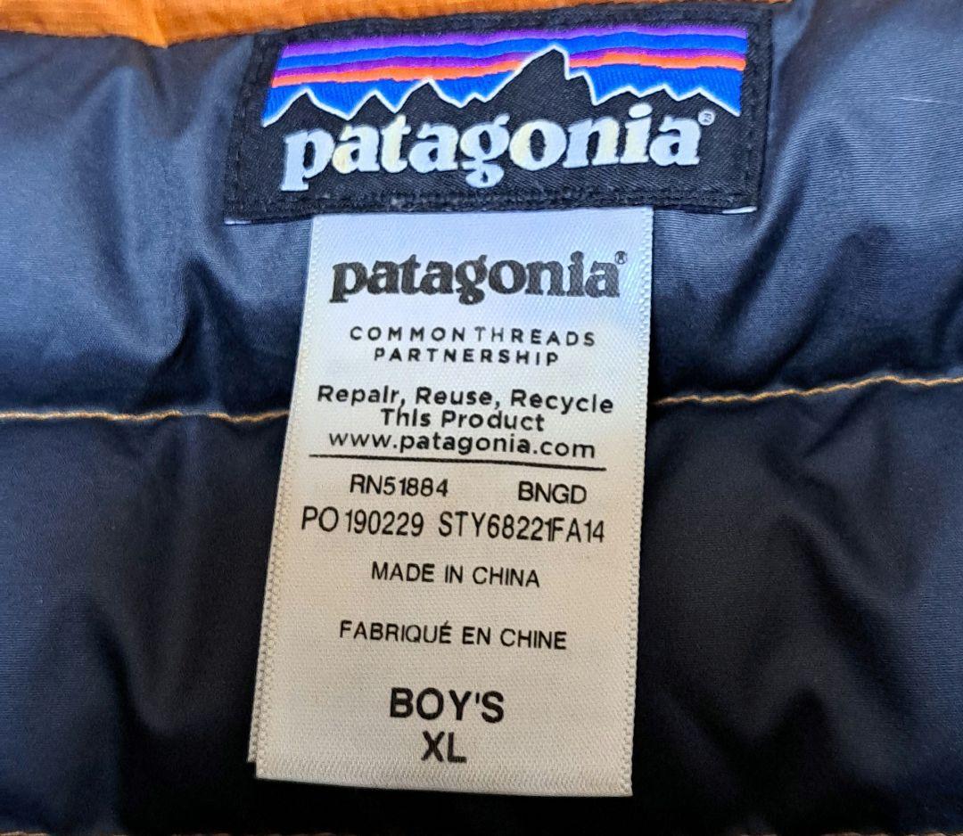 パタゴニア　ダウンベスト　ボーイズ　XL