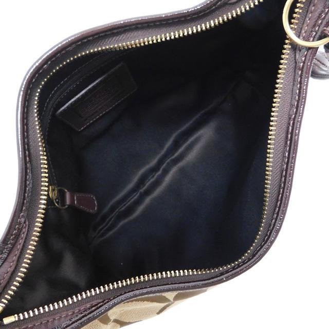 極美品 COACH コーチ ハンドバッグ 肩掛け可能 シグネチャー 11599
