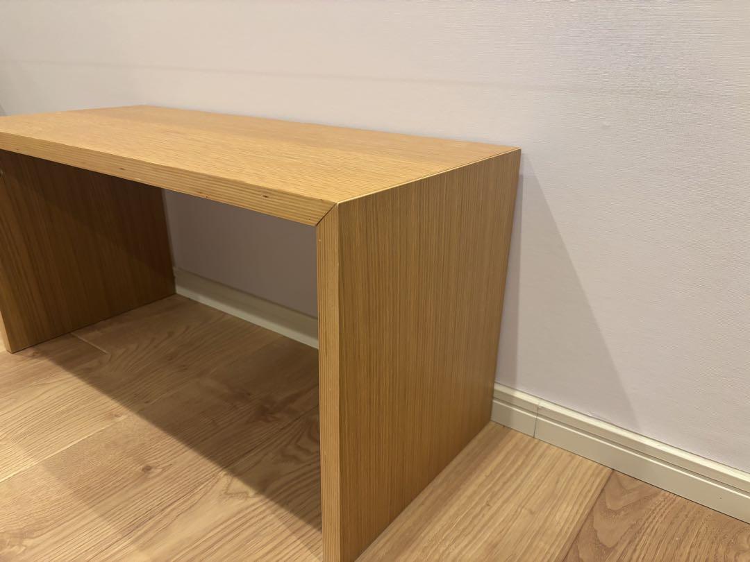 無印良品　コの字家具　オーク材　幅70cm