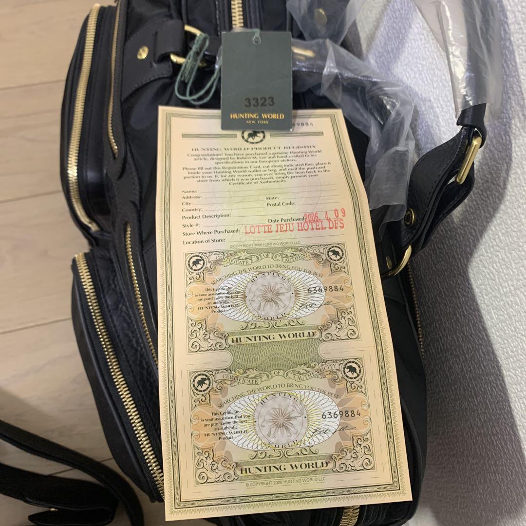 新品 未使用 ハンティングワールド ナイロン ビジネスバック 2way