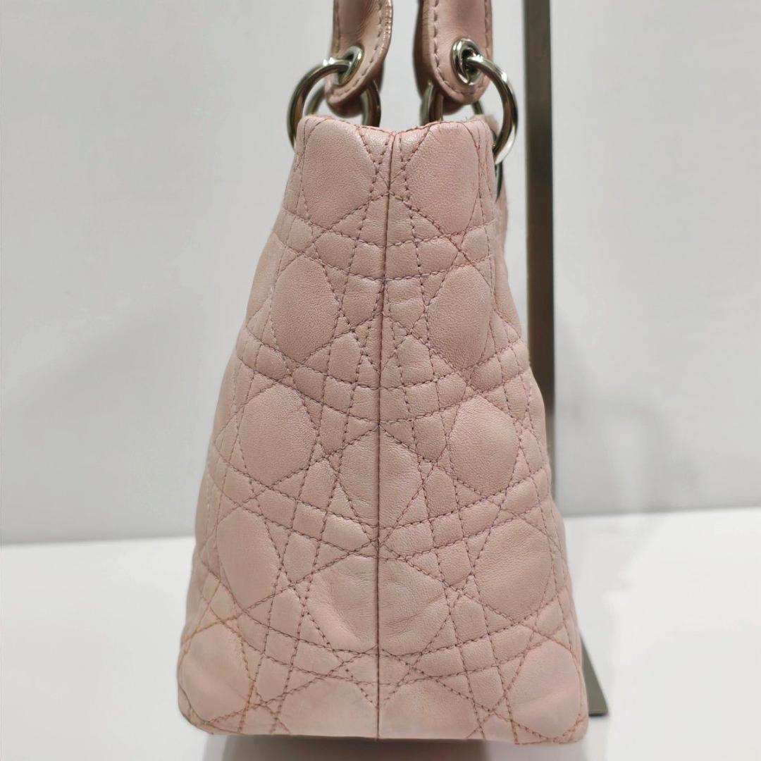 Dior ディオール レディディオール カナージュ ハンドバッグ ピンク Dior ディオール レディディオール カナージュ ハンドバッグ ピンク