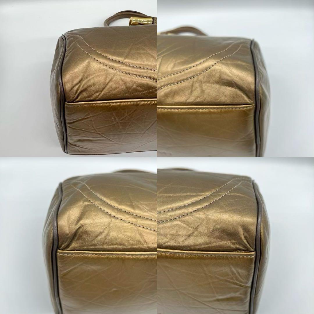 美品】LONGCHAMP ミニボストンバッグ ロゾ ハンドバッグ