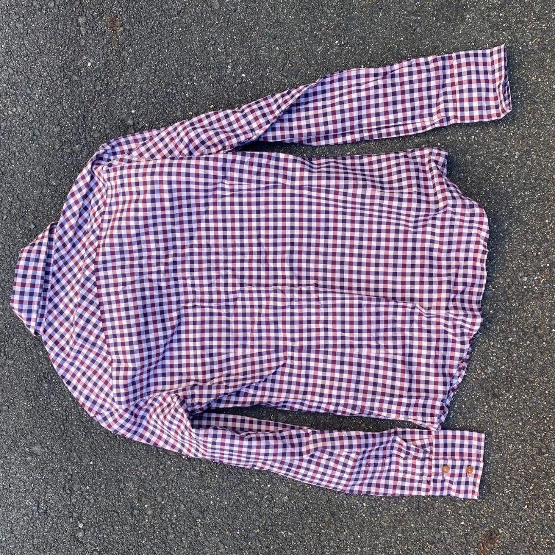 vivienne westwood man アシンメトリーギンガムチェックシャツ