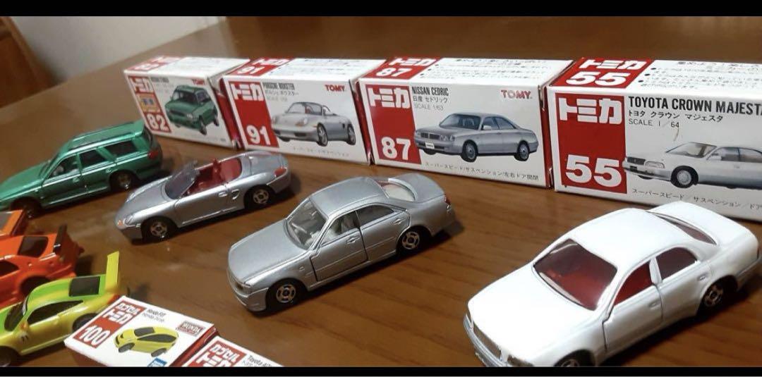 【10台セット】トミカ　ステージア82、ポルシェ91、日産セドリック87他