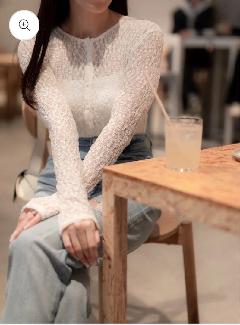 CARLA カーラ Lace body suit ホワイト サイズ2す